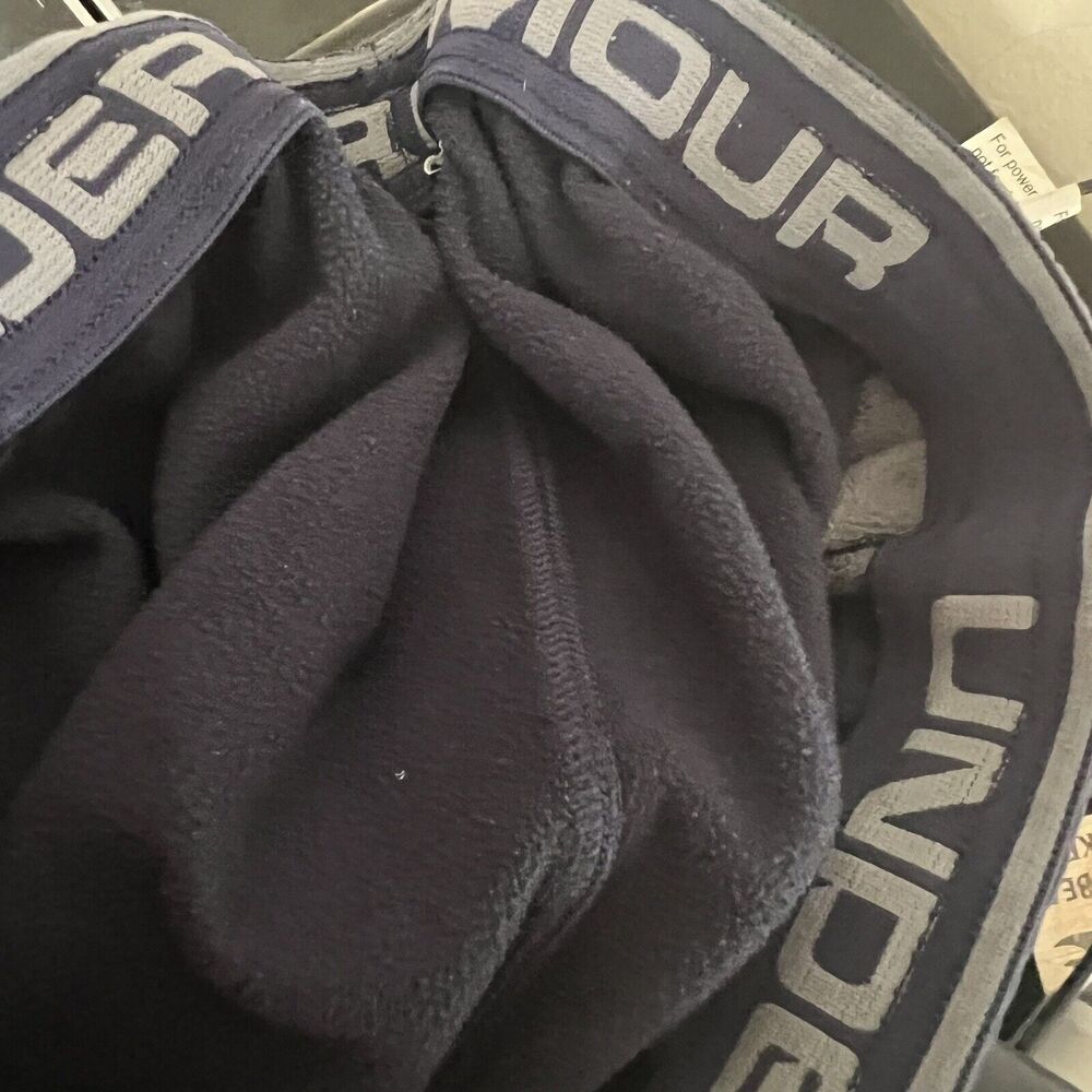 Under Armour Men’s Colorblock Loose Fit Sweatpants Gym Training Size Large Navy - Picture 8 of 10